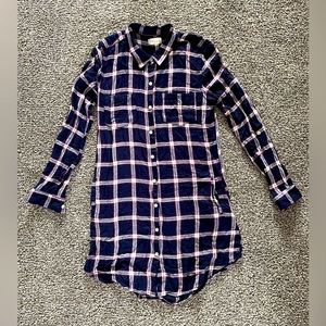 Altar’d State Lightweight Flannel Dress With Pockets